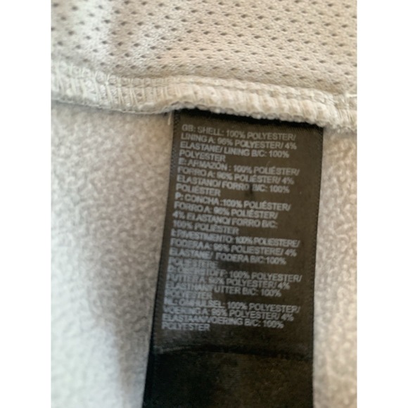 The North Face Windwall‎ Jacket Soft Shell Fleece Lined Men's M Gray Windbreaker - Picture 16 of 16